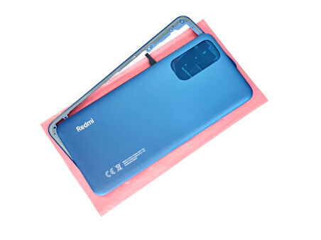 Tkgz Xiaomi Redmi NOTE 11S FULL ORJ KASA Arka Pil Batarya Kapağı (TAMİR SETİ) MAVİ
