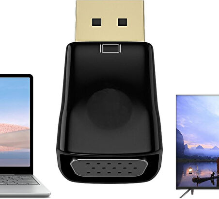 5152 Displayport To Vga Çevirici Dönüştürücü Adaptör.