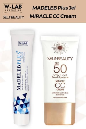 Selin Beauty Miracle CC Krem + W-Lab Cosmetics  Madeleb Plus Krem Set