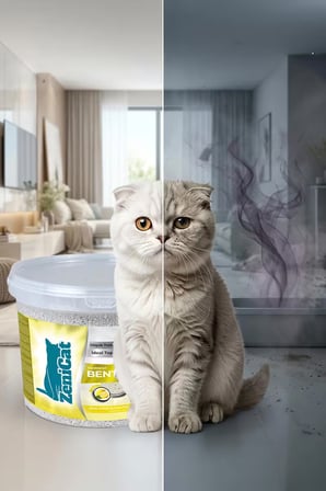 Limonlu Bentonit Kedi Kumu 5 Lt – İnce Taneli, Güçlü Topaklanan, Koku Kontrolü, Doğal Kum