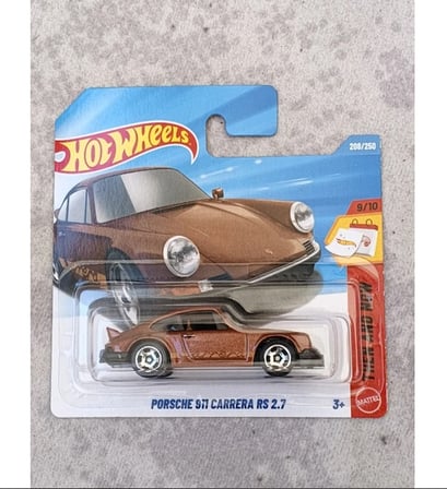 Hot Wheels Porsche 911 Carrera Rs 2.7 Model Araba