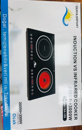 DERYA EXPORT INDUCTION VS INFRARED COOKER 2600W+3000W MODEL:SA-108