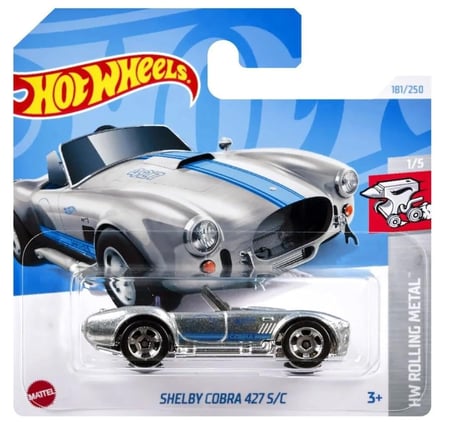Hot wheels shelby cobra 427 s/c