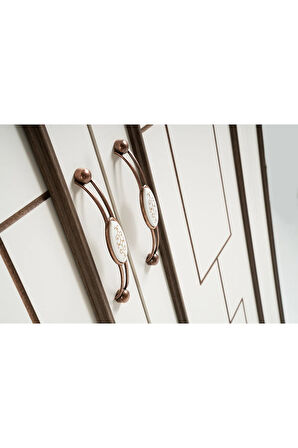 PEMA HOME Perla %100 Mdf 3 Kapaklı Dolap Gardırop
