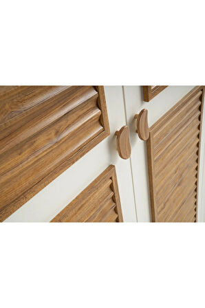 PEMA HOME Efsa %100 Mdf 3 Kapaklı Dolap Gardırop