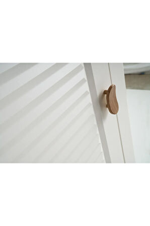 PEMA HOME Favori %100 Mdf Membran 3 Kapaklı Dolap Gardırop