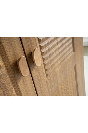 PEMA HOME Favori %100 Mdf Membran 4 Kapaklı Dolap Gardırop
