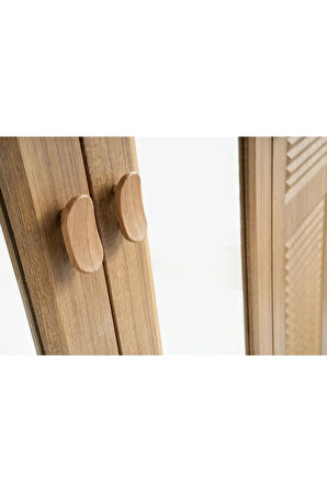 PEMA HOME Favori %100 Mdf Membran 5 Kapaklı Dolap Gardırop