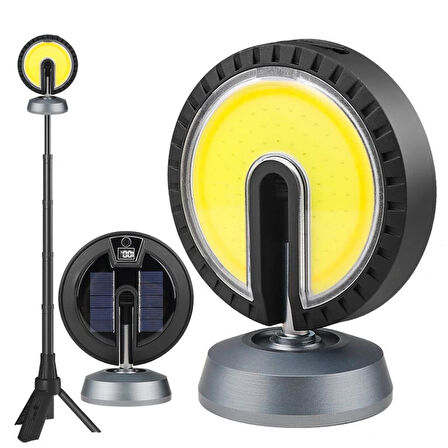25 Watt Usb - Type-c Gi̇ri̇şli̇ Cob Ledli̇ Tek Yönlü 180 Derece Solar Çalişma Lambasi
