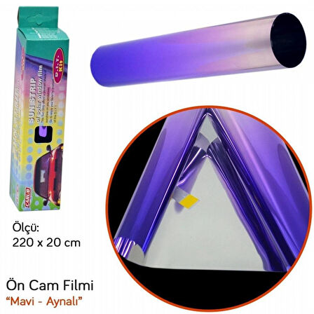Ön Cam Filmi Aynalı 20 cm x 220 cm