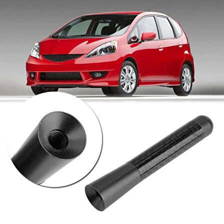 Uni̇versal Mavi̇ Karbon Fi̇ber Oto Çubuk Radyo Anteni̇ 12 Cm