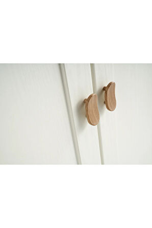 PEMA HOME Masal %100 Mdf Membran 4 Kapaklı Dolap Gardırop