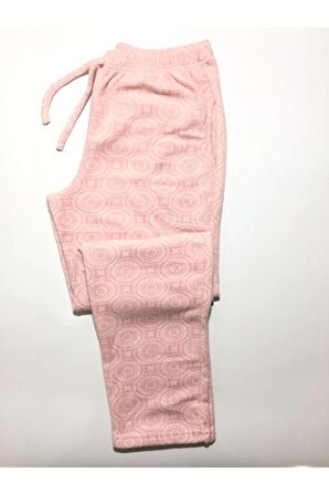 Lüx Cepli Polar Kışlık Pijama Altı