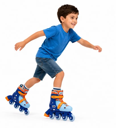 Arlina Home Kids Paten Mavi Ayarlanabilir 27-30 Numara