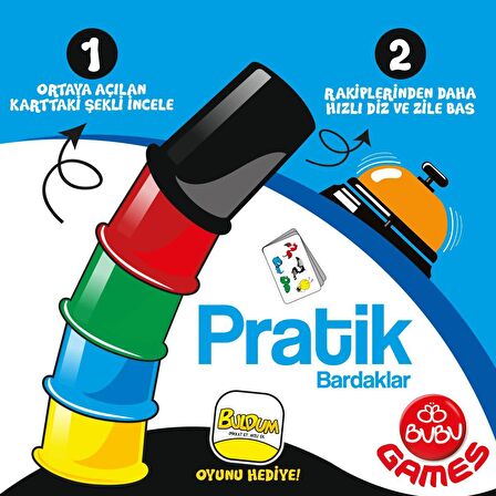 Pratik Bardaklar Eğlenceli Bardak Oyunu GM0004