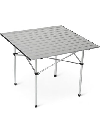 Portatif Katlanabilir Alüminyum Masa 70X70X55