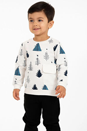 ERKEK ÇOCUK PAMUKLU ALT ÜST TAKIM 2'Lİ EŞOFMAN TAKIMI 