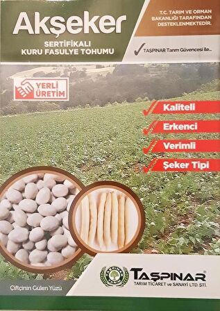 Taşpınar Akşeker Kuru Fasulye Tohumu 1 kg