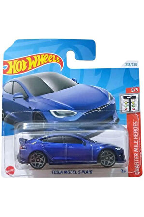 Hot Wheels Tesla Model S Plaid - Lacivert (1/64) 2024 Üretim