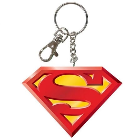 NJ Croce Superman Bükülebilir Logo Anahtarlık