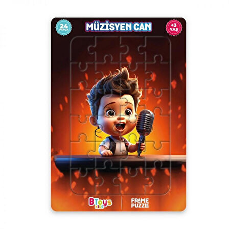 Btoys 5 Adet Lisanslı 24 Parça Btoys Can Frame Puzzle(5 Adet Puzzle Gönderilecektir.)