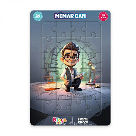 Btoys 5 Adet Lisanslı 24 Parça Btoys Can Frame Puzzle(5 Adet Puzzle Gönderilecektir.)