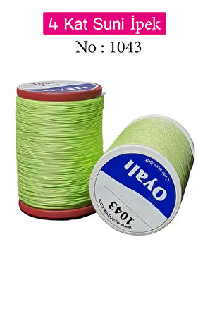 Oyalı 4 Kat Suni İpek İplik İğne Oyası Boncuk İpi Tığ Oyası No:1043