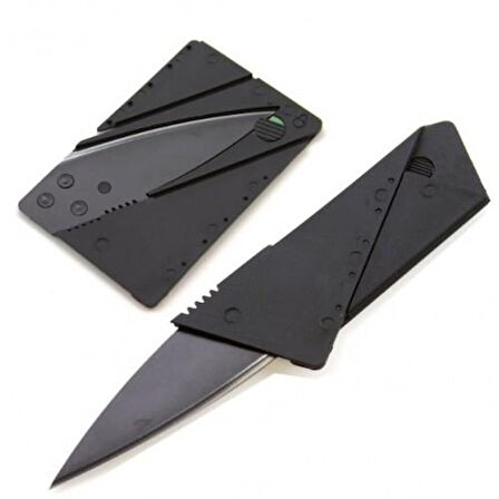 2 Adet Kredi Kartı Şeklinde Çakı Kart Şeklinde Bıçak Cardsharp Kart Çakı