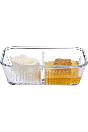 Frigo Studio Bölmeli Saklama Kabı 480cc, Şeffaf