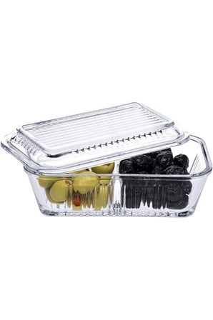 Frigo Studio Bölmeli Saklama Kabı 480cc, Şeffaf