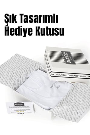 Erkek Atlet Premium 6'lı Kutu Penye Süprem %100 Pamuk