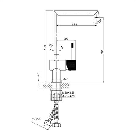 FM-K0311 Krom Mutfak Bataryası FM-K0311