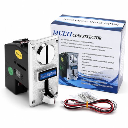 Arcade Multi Coin Selector Çoklu Jeton Kanalı Multi Jeton Para Okuyucu