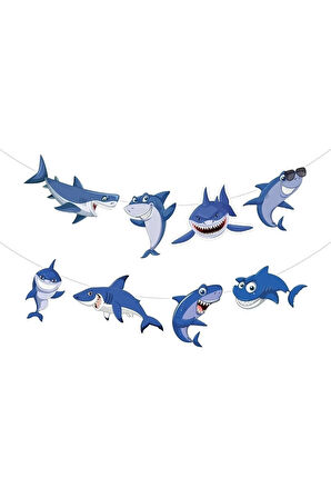 KÖPEKBALIĞI TEMALI DEKORATİF BANNER