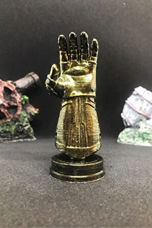 Marvel Thanos Eldiveni Büst 10cm - Gold Efekt