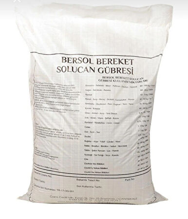 Bersol Bereket Solucan Gübresi Bersol ® %100 Organik Solucan Gübresi 20 Kg