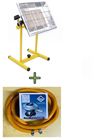 Tüplü Soba Portatif Aayaklı Çok Amaçlı Komple Set Dendantörlü Hortumlu Set