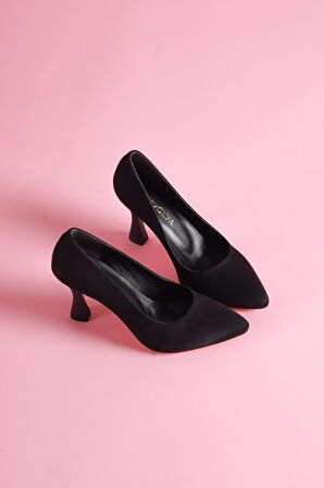 Vest Siyah Süet Günlük Kullanım Stiletto