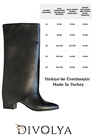 Lash Siyah Mat Tak-Çıkar Konçlu  (5 cm Topuk Boyu ) Günlük Kullanım Bot Ve Çizme