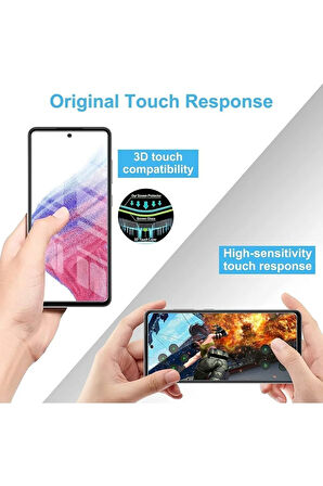 Samsung Galaxy A53 / A52 / A51 Tam Uyumlu Nano Ekran Koruyucu Kırılmaz Cam - Ince Ve Esnek