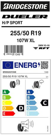 Bridgestone Dueler Sport H/p Xl 255/50R19 107W Yaz Lastiği - 2025