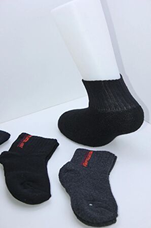 10 Çift Unisex Çocuk 5-7 Yaş Arası Termal Kışlık Çorap