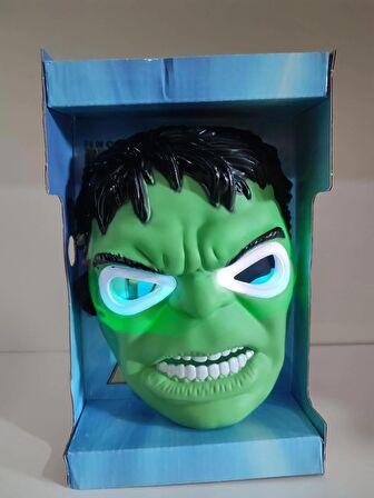 Hulk yeşil maske ışıklı