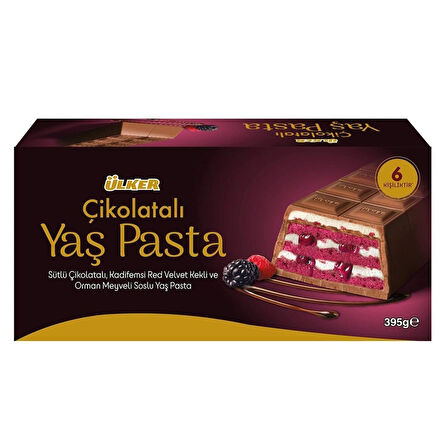Ülker Pasta Çikolatalı Orman Meyveli Soslu Yaş Pasta 395 gr
