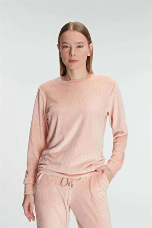 AmoraSecret AmoraSecret Uzun Kol Sweatshirt ve Pantolon Takım Pijama Takımı