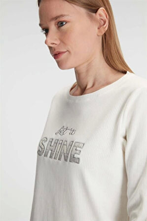 AmoraSecret Anıl Uzun Kol Pamuklu Kışlık Pijama Takımı