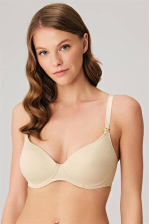 AmoraSecret Balensiz Lohusa Önden Açılan Yumuşak Süngerli Ten Emzirme Sütyeni