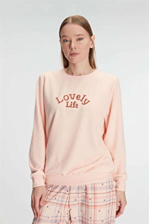 AmoraSecret AmoraSecret Pamuklu Kışlık Uzun Kol Kadın Pijama Takım