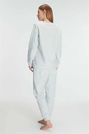 AmoraSecret AmoraSecret Uzun Kol Polar Pijama Takımı