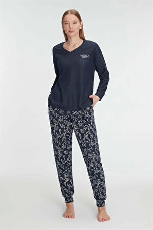 AmoraSecret AmoraSecret Uzun Kol Sweatshirt Pantolon Pijama Takımı